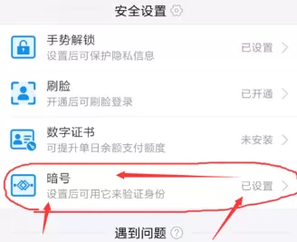 支付宝中重置暗号的具体操作方法