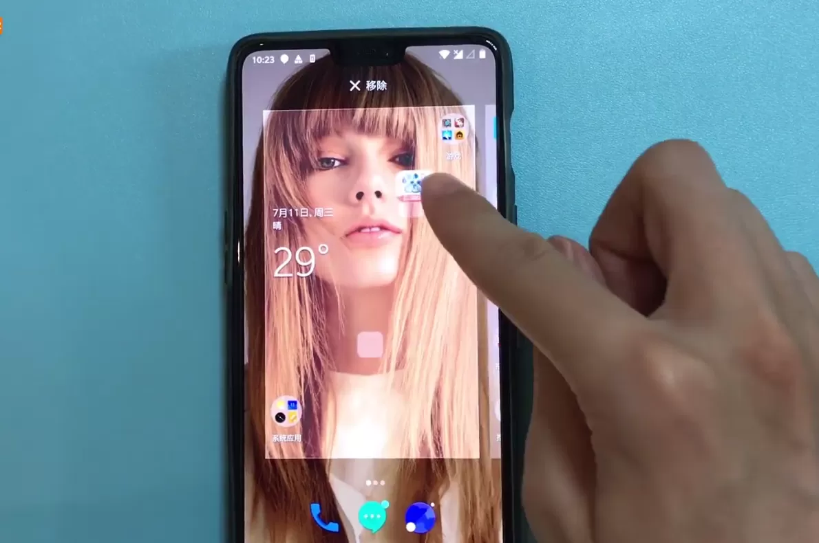 在一加6中整理app的详细操作