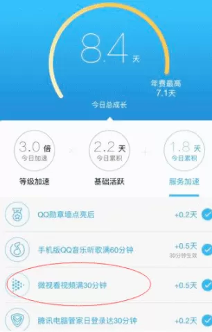 微视加速QQ等级的简单操作