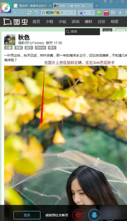 在图虫中下载图片的具体操作