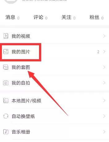 在壁纸多多里收藏图片的详细操作