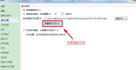 WPS设置自动备份的操作流程介绍
