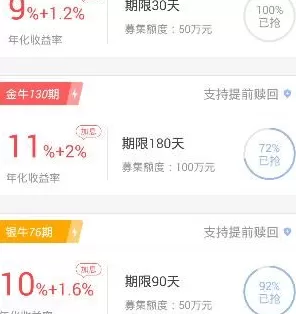 牛板金理财app中安全收益的详情介绍