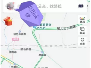 百度地图APP中使用足迹定位签到功能的操作流程