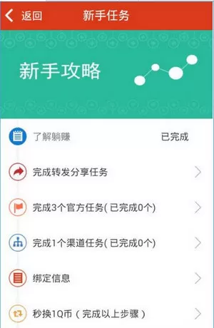 使用躺赚APP赚钱的简单操作