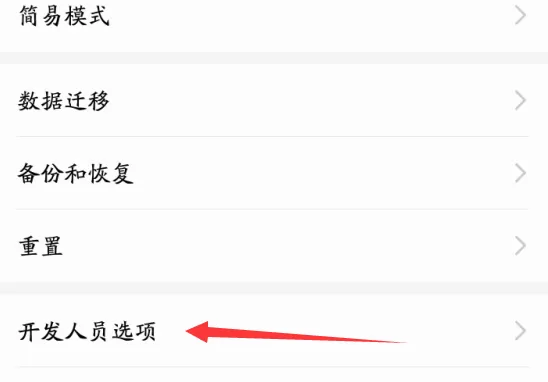 华为畅享8e中找到开发者选项的操作步骤