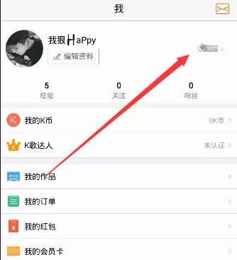 k米开通VIP特权的操作过程