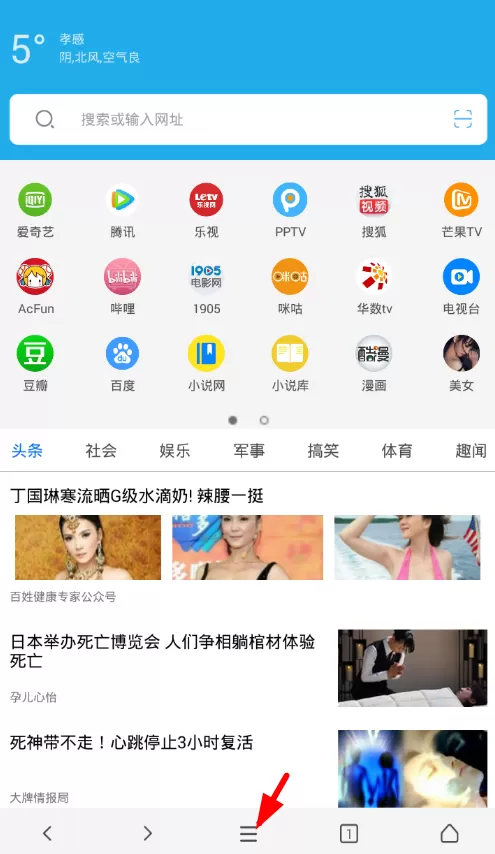 vip浏览器中更改网页字体大小的具体步骤