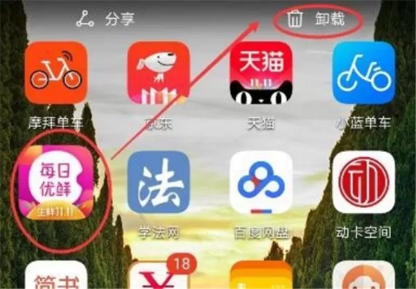 在华为nova2s中卸载应用app的详细教程