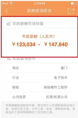 在前程无忧中查询薪酬的操作步骤讲解
