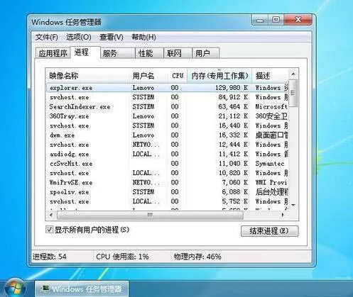 win7系统显示任务管理器pid的操作过程