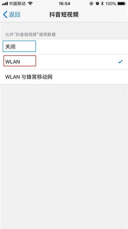 iphone禁用app流量的操作过程