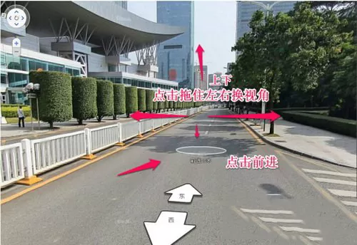 百度地图中查看街景的具体操作方法