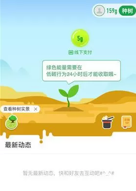 在支付宝中线上看树的简单操作