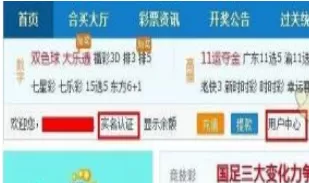 新浪爱彩中填写实名认证信息的操作过程