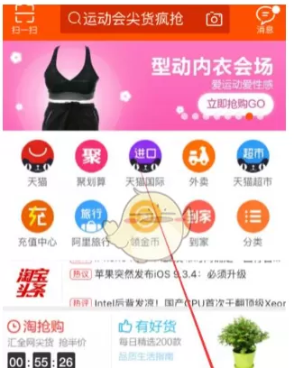 手机淘宝中更换主题皮肤的操作步骤