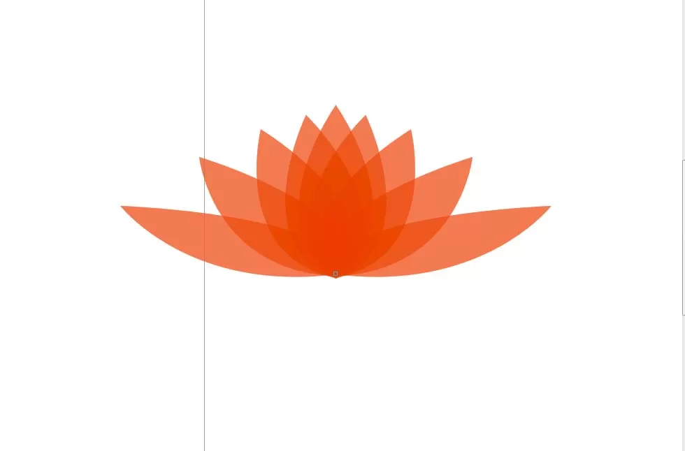 cdr绘画出莲花的具体操作方法