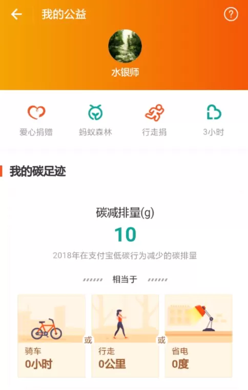 支付宝开启公益账户的简单操作