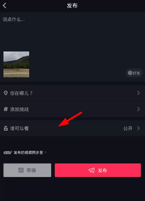 在抖音中设置好友可见的具体操作步骤