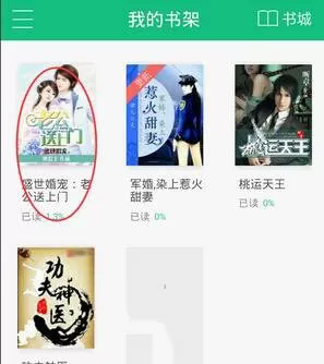 书旗小说中看目录的具体操作步骤