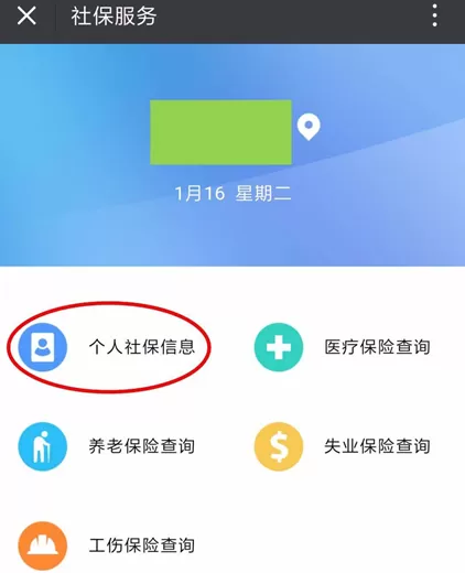 微信中查询社保缴费情况的具体操作步骤