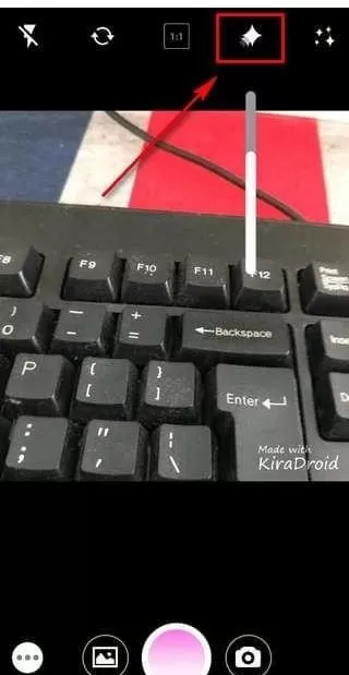 KiraDroid制作出闪光特效的具体操作方法