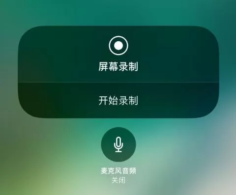 苹果手机录制屏幕视频的具体步骤