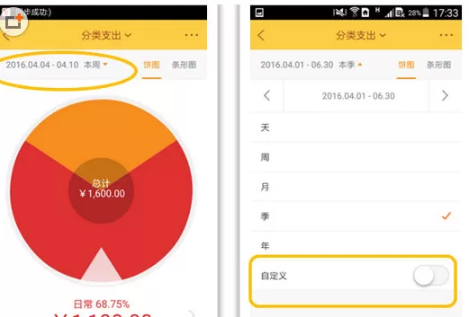 随手记中查看图表的具体操作方法