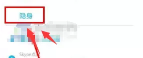 skype设置隐身的具体操作步骤