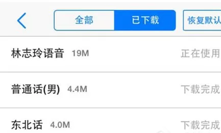 在高德地图中设置喜爱的导航语音的详细步骤