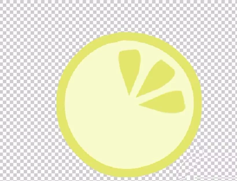 ps制作出切开柠檬图标的详细方法
