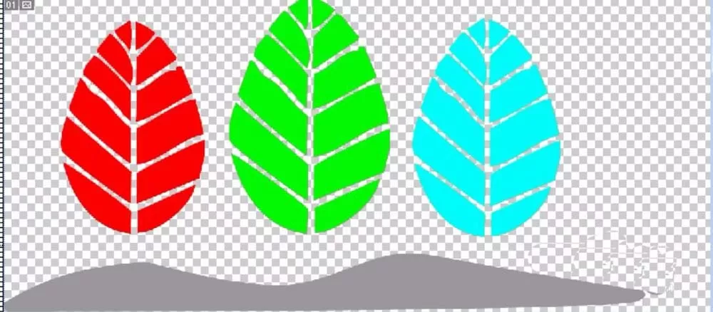 使用ps绘制出彩色卡通树木图标的具体步骤