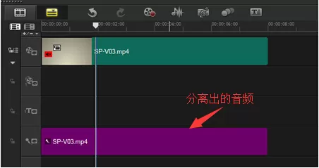 会声会影删除视频声音的操作流程