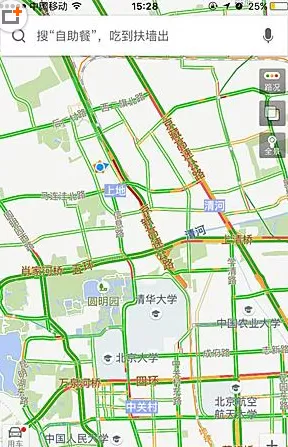 在百度地图中使用一路同行功能的具体方法