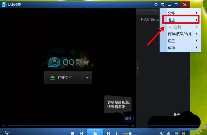 QQ影音切换声道的图文步骤