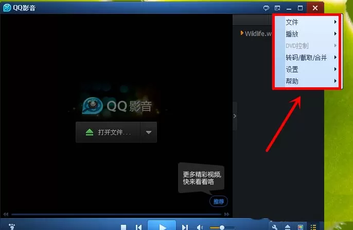 QQ影音切换声道的图文步骤