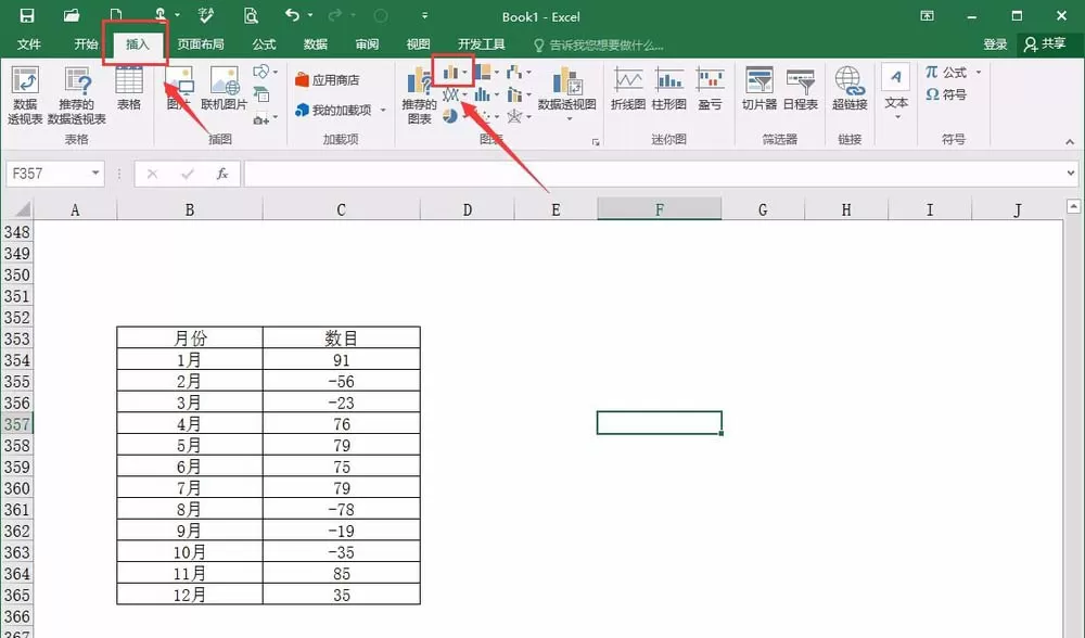 excel制作背离式图表的操作步骤介绍