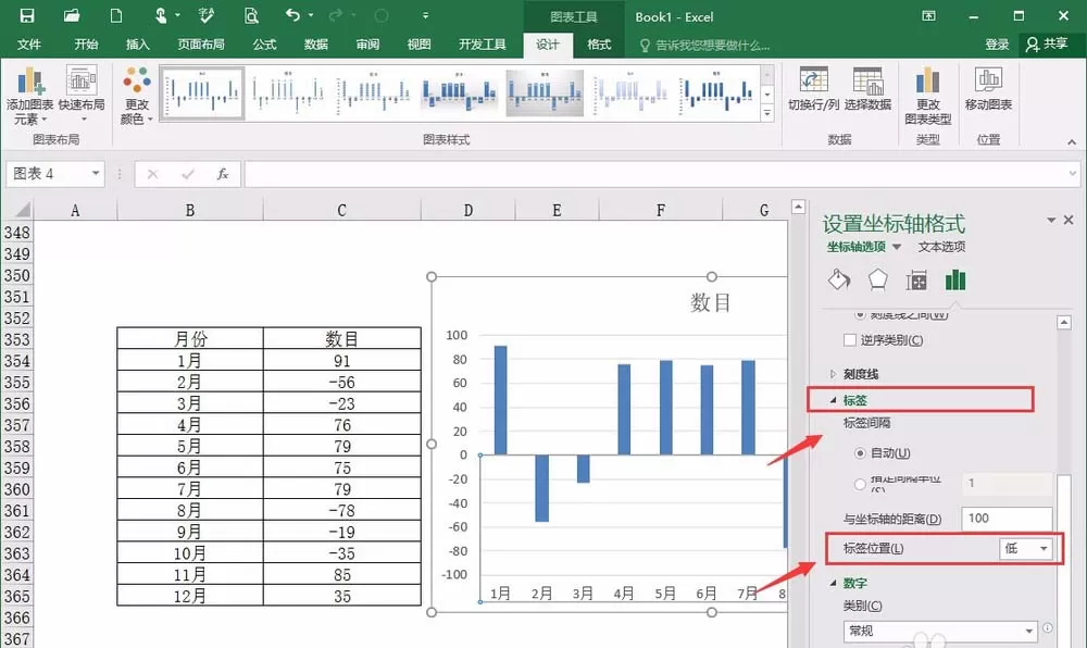 excel制作背离式图表的操作步骤介绍