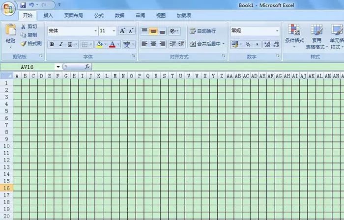 在excel表格中制作出2cm小方格效果的具体操作步骤