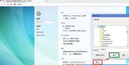 Opera浏览器中设置隐私的操作过程
