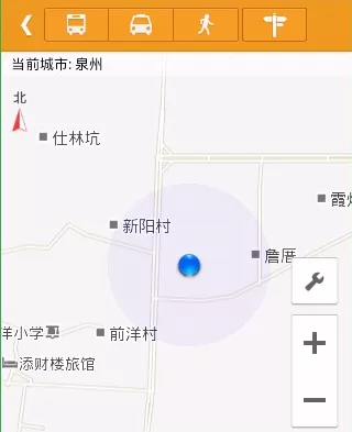 使用老虎地图APP搜索路线的操作方法