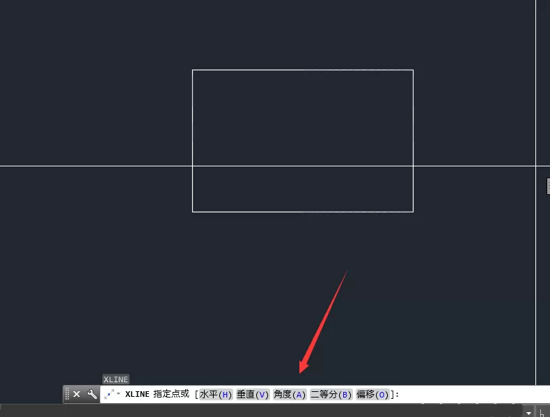 CAD2015绘制角线的简单操作流程