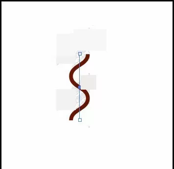 在illustrator中将一条直线做成S型曲线的具体操作
