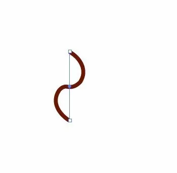 在illustrator中将一条直线做成S型曲线的具体操作
