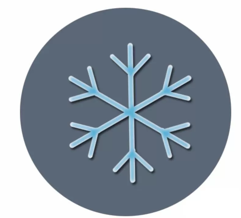 ps制作出立体雪花图标的操作过程