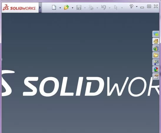 Solidworks显示工具栏的操作过程