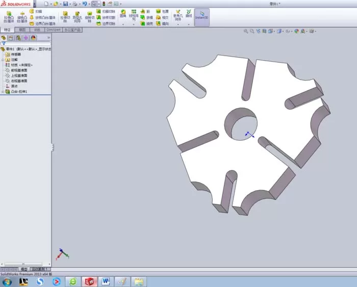 SolidWorks制作外棘轮的详细操作