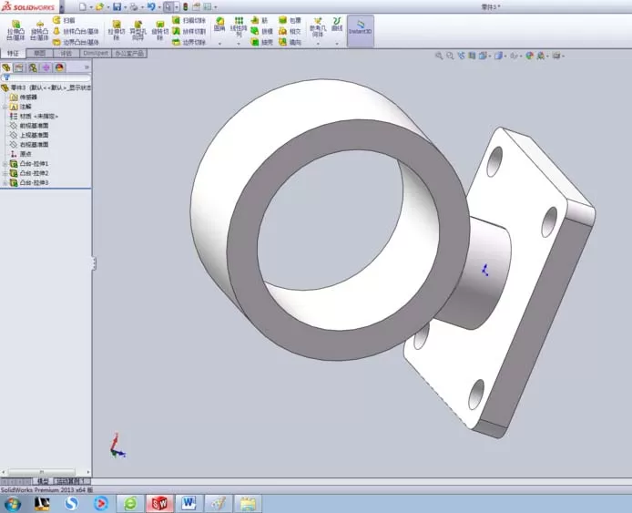 SolidWorks制作出手机支架的操作教程