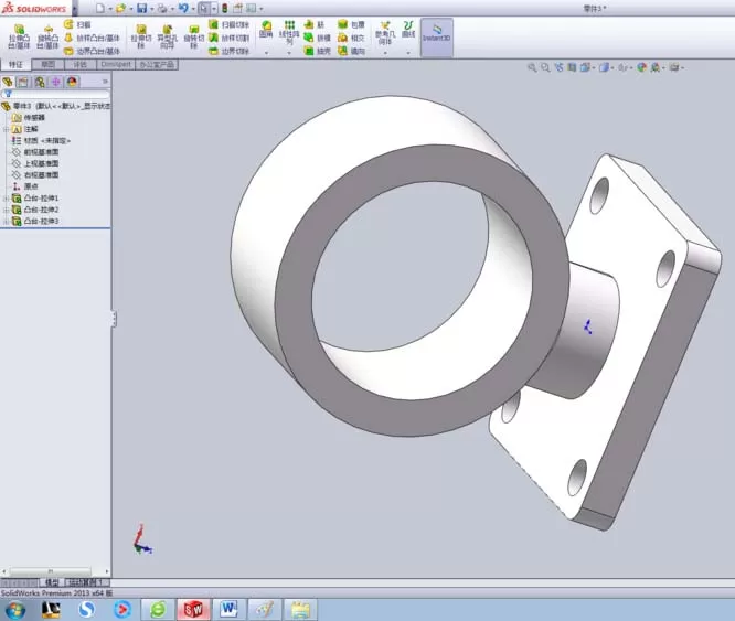 SolidWorks制作出手机支架的操作教程