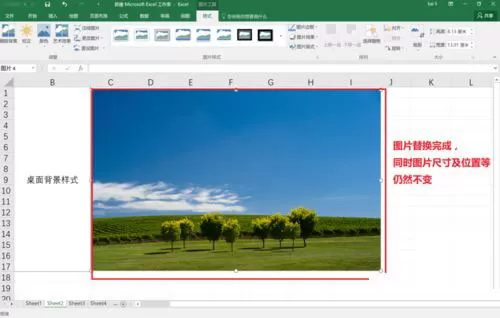 在Excel2016中替换图片的具体操作方法